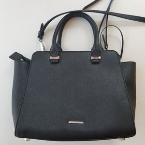 Rebecca Minkoff black leather satchel/crossbody